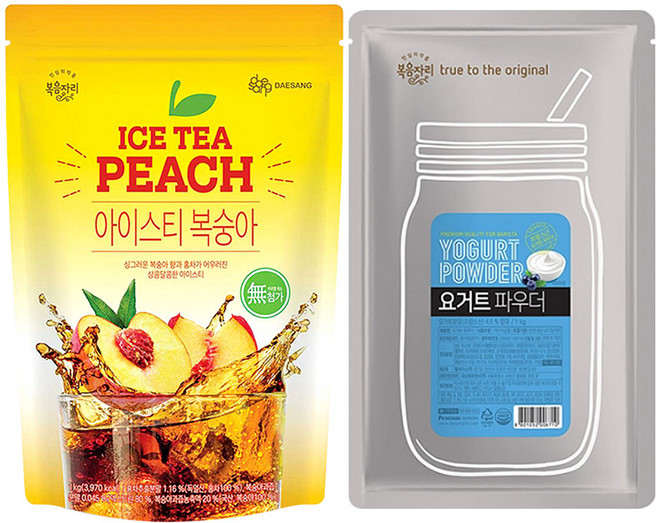 복음자리 파우더 (아이스티 복숭아 +요거트파우더), 2kg, 1개, 1개입