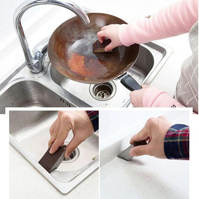 나노스폰지 녹 제거 매직 지우개 멜라민 주방 청소, 1개, 나노스폰지 SE00444