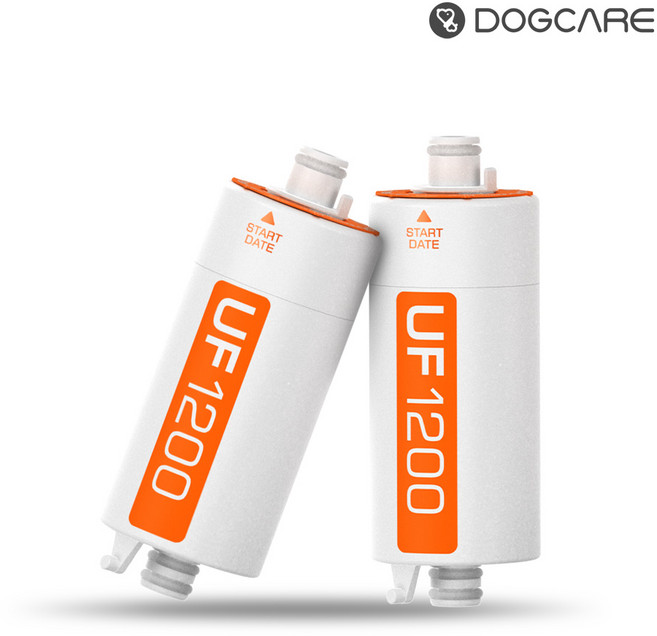 대장균 99.99% 제거 필터 무소음 도그케어 자동급수기 강아지 고양이 반려동물 정수기, UF1200 필터, 2개