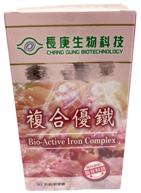 長庚生物科技 複合優鐵軟膠囊, 1個