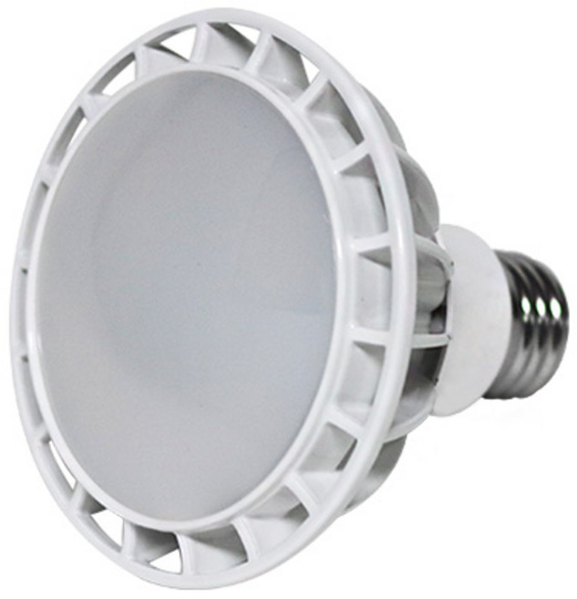번개표 LED PAR30 전구 15W E26 확산형 전구색 파삼공, 1개
