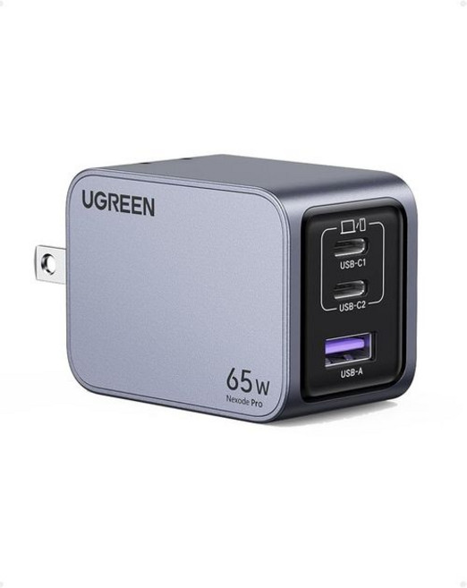 UGREEN Nexode Pro 충전기 65W2USB-C1USB-A type-c 초소형 S25Pixel8XPeria5 대응