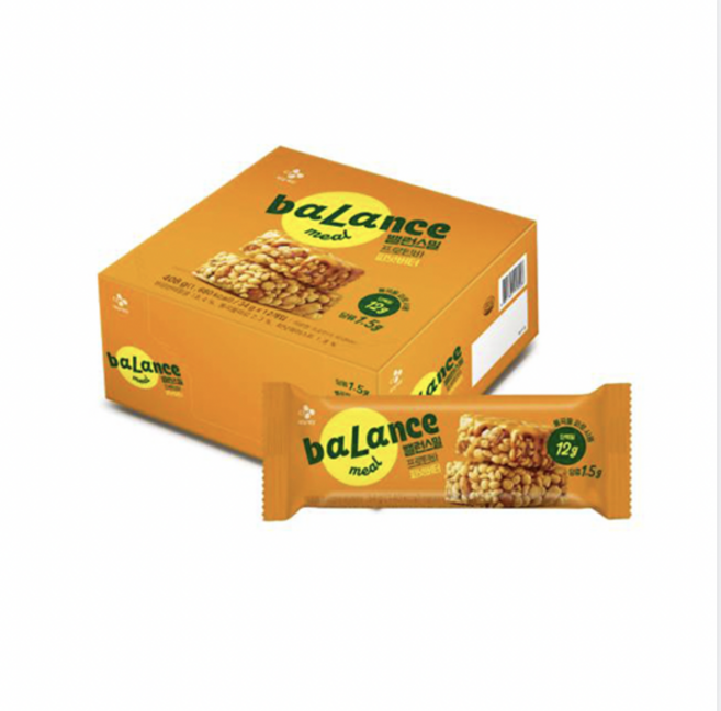 CJ 밸런스밀 프로틴바 피넛버터