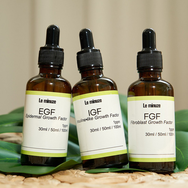 르미뉴즈 3GF 원액 EGF+IGF+FGF 앰플 스포이드 30ml 50ml 3종 세트, 세트1. EGF+IGF+FGF(30ml), 1개