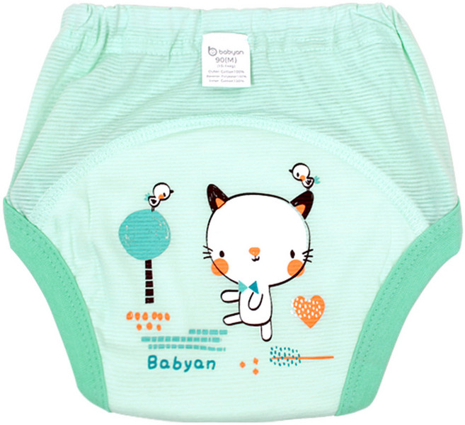 베이비앙 국내산 무형광 4중 배변훈련팬티 모음전(오후5시이전 주문건 다음날도착), 60_4중 배변훈련팬티 큐티캣_L