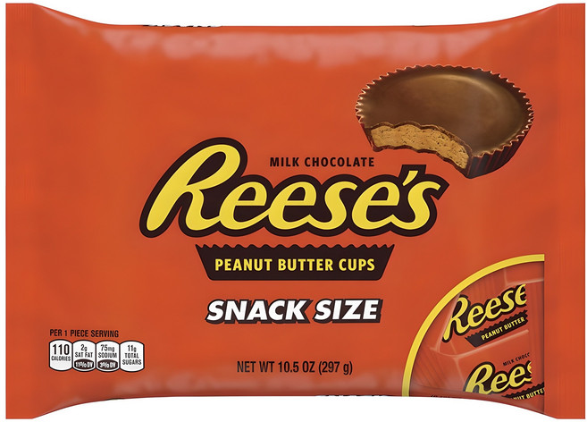리세스 피넛 버터 컵 밀크 초콜릿, 1개, 297g