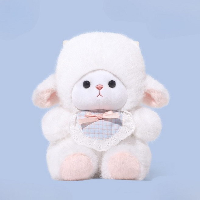 귀여운 코끼리 봉제인형 푹신한 쿠션 안는 인형, 양, 20cm, 1개