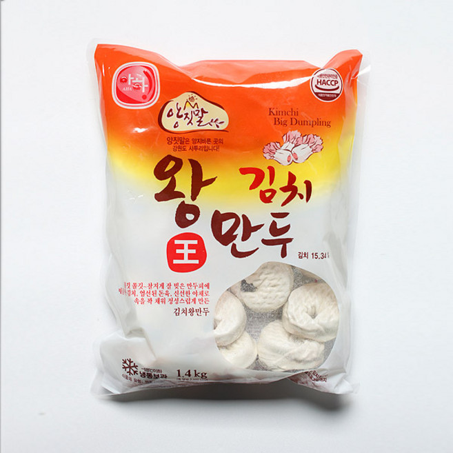아하 김치왕만두 1.4kg x 6봉, 6개