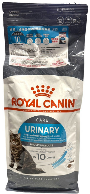 Royal Canin 貓咪泌尿道護理乾糧 UC33, 2kg, 1