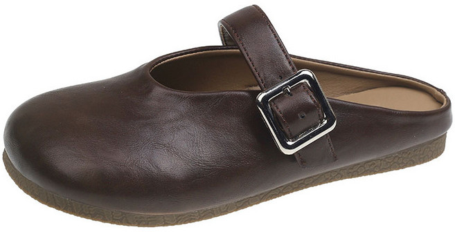 Modern Fashion 여성 버클 뮬 슬리퍼 사계절 샌들 X113