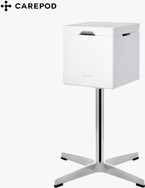 [큐브 전용스탠드]케어팟 큐브시리즈 스테인리스 스탠드 / 가습기 미포함 / 스탠드만, 스틸 스탠드[메탈], 메탈