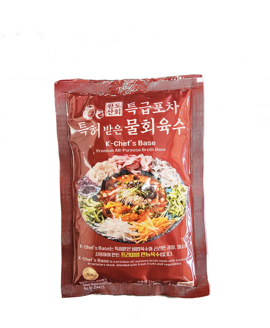 완도산회 특허받은 물회육수 냉짬뽕 소스 만능양념 낚시 캠핑 밀키트 330G, 10개