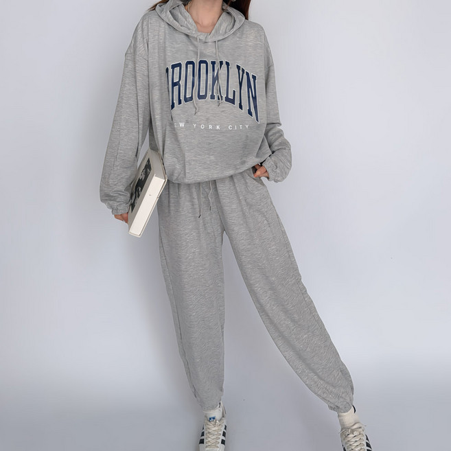 에리페 여성용 부르클린 후디 조거 트레이닝 세트