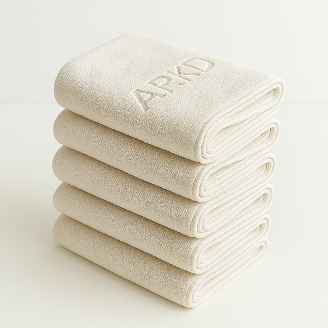 아크디 먼지없는 호텔 고급 수건, 5개, 오트