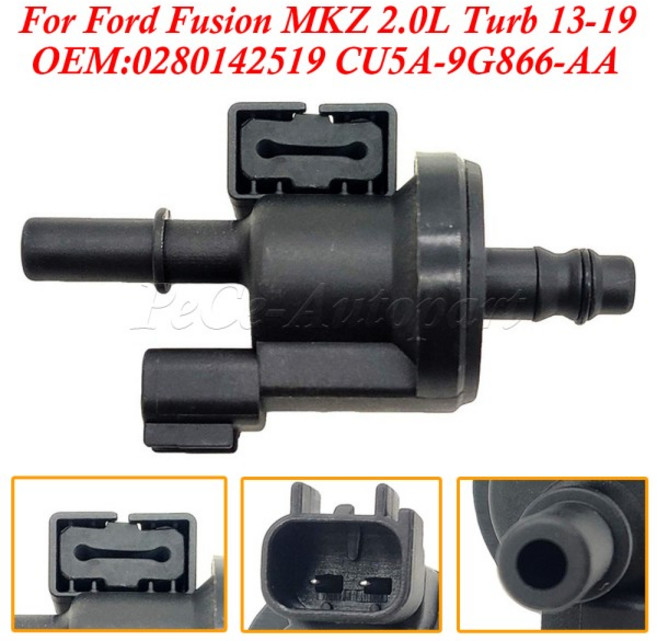 0280142519 CU5A-9G866-AA 증기 캐니스터 퍼지 밸브는 Ford Fusion MKZ 2.0L Turb 자동차 액세서리에 적합, 01 CN