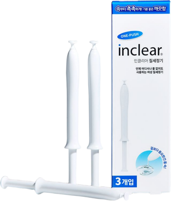 인클리어 의료기기 질세정기, 1.7g, 3개