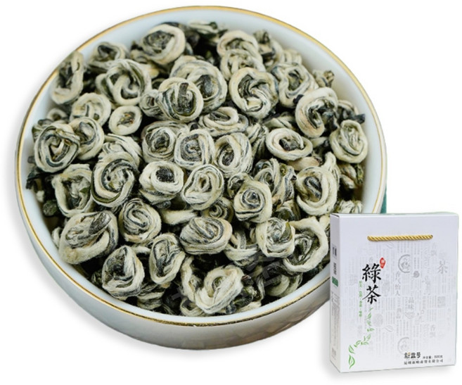 벽라춘 2023년 녹차 운남 농향형 명전 춘차 눈아 500g 고산녹차, 1개, 1개입