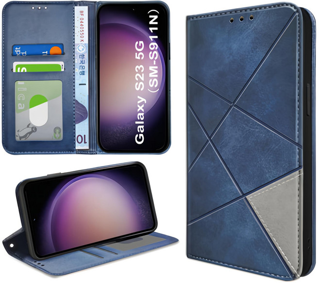 아칸크 삼성 갤럭시 S23(SM-S911N) 다이어리 지갑 휴대폰 케이스