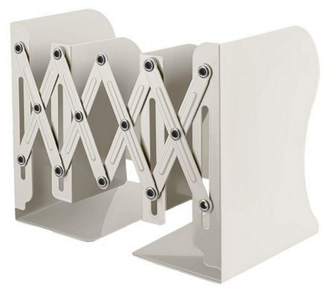 접이식 책꽂이 화이트 공부방 책상 길이 조절 책꽂이 사무실 슬라이딩 수납함 확장형 정리함 데스크 서류