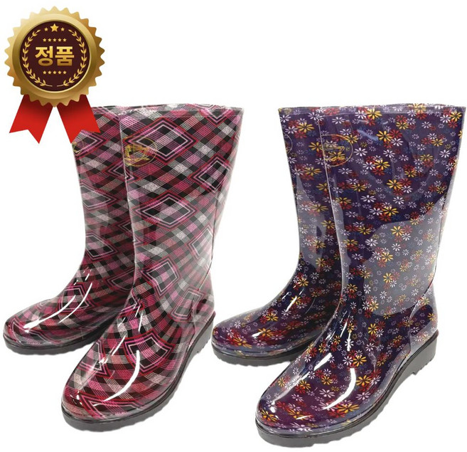 배표 투명여자장화 작업용장화 농사장화 여자 작업장화