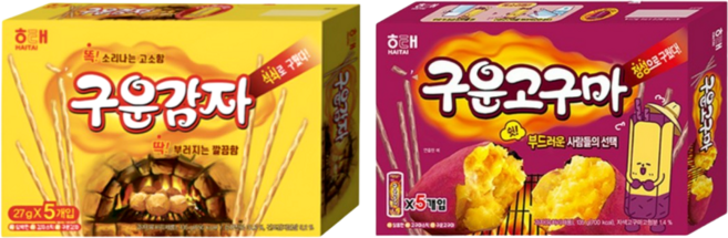 해태 구운감자 135g + 구운고구마 135g 2종세트