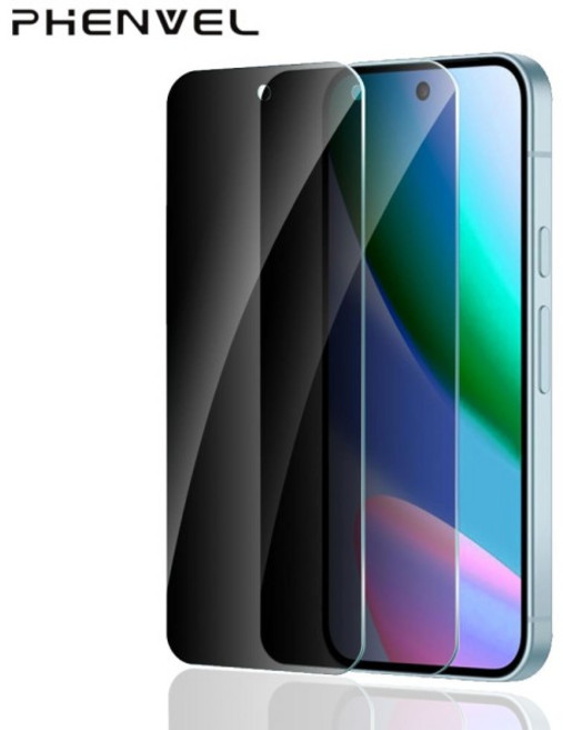 구글 픽셀 10 프로 XL용 프라이버시 스크린 보호필름 2개 픽셀 10 프로용 안티 스파이 강화유리 픽셀 10, 01 2PC IN 1Bag, 01 Anti peeping, 01 구글 픽셀 10 프로