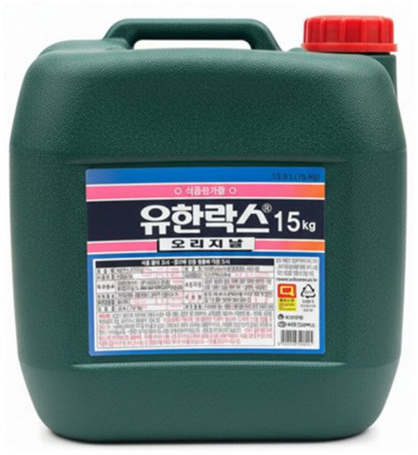 대용량 유한락스 레귤러 15Kg 청소용 주방용 주방세제 오리지널로 리뉴얼, 1개