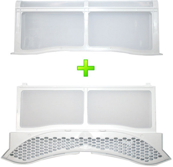 [호환] 대우위니아 JWR10MGWH 사용 의류건조기 더블 필터세트 겉+속 881990, 호환 일렉트로맨 JWR10MCWHK 사용 의류건조기 더