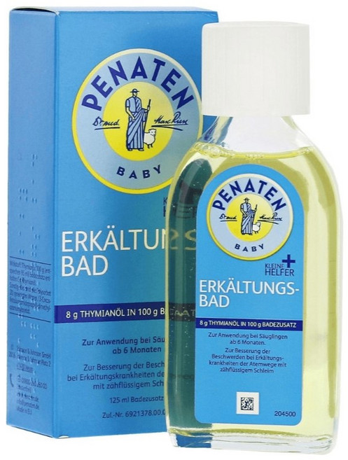 페나텐 감기바스 베이비 아기 목욕 125ml, 4개