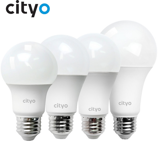 씨티오 LED 전구 8w 10w 12w 삼파장 형광등 조명 램프, 1개, 씨티오 LED 전구 8W 주광색