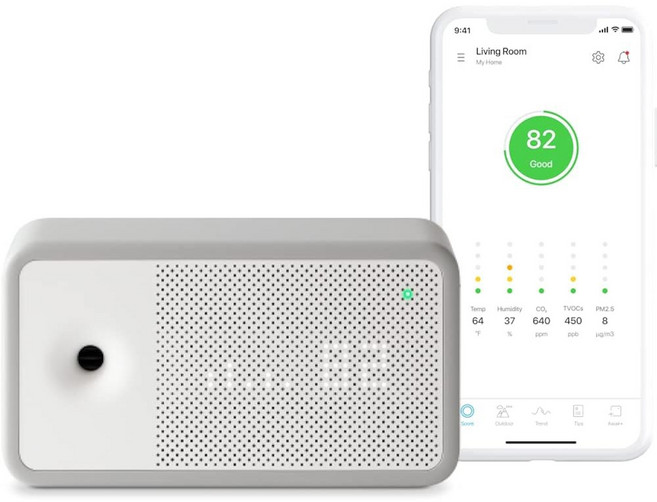 에어 엘리먼트 실내 공기질 모니터, 1개