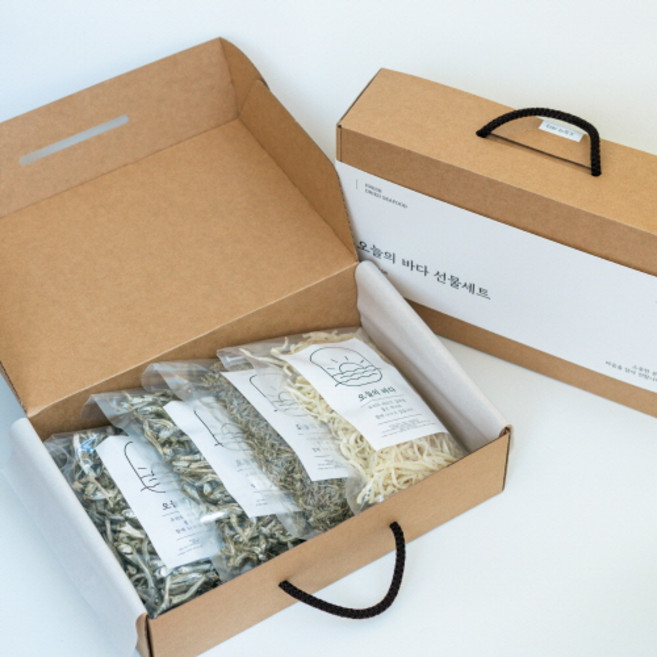 오늘의바다 국산 햇 멸치 실속4종 선물세트, 1개