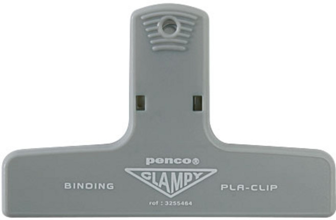 PENCO 펜코 책상정리 빈티지 집게 고리 책고정 악보고정 다용도 플라스틱 집게, 그레이, 1개