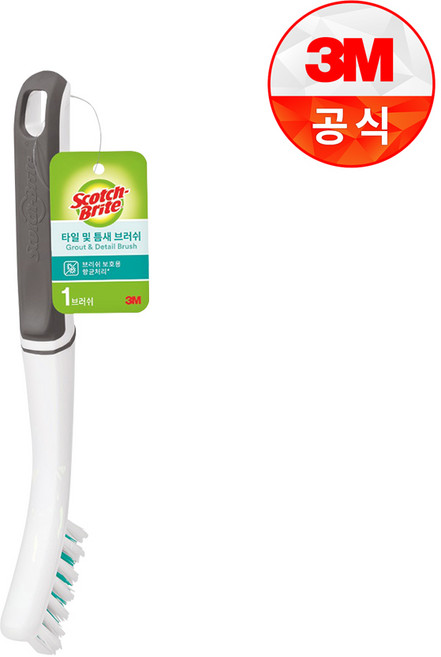3M 어서오이소 스카치브라이트 타일틈새 브러쉬, 혼합 색상, 1개