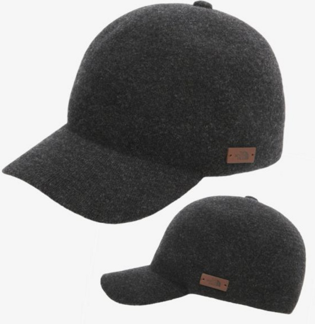 [매장판] 노스페이스 모자 어반 메리노울 3D 로고 볼캡 여행 데일리 캐주얼 코디 차콜 NE3C, M