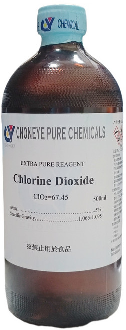正勤 二氧化氯 試藥級 5% 500ml, 1個