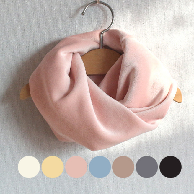 비바스타 밍크 원샷 기모 넥워머 머플러 유아 아동 주니어