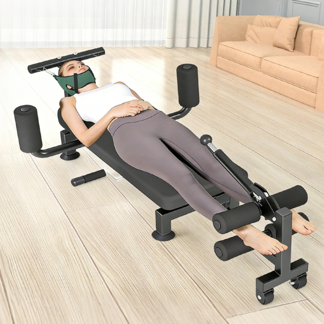 거꾸리운동기구 견인기 거꾸리 척추 스트레칭 기구, 블랙, A