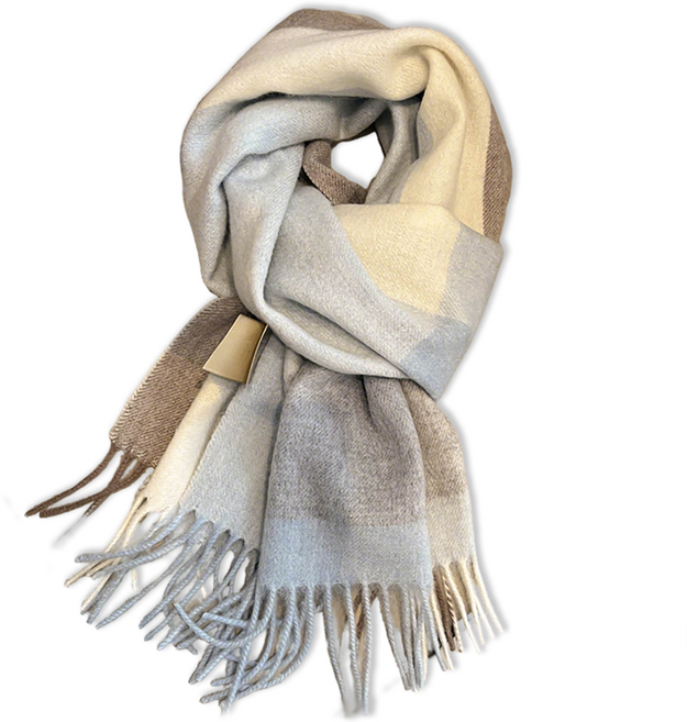 가을겨울 가벼운 체크 숄 머플러