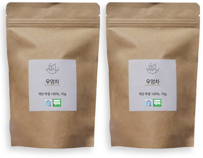 고이담아 유기농 우엉차 티백, 1g, 40개입, 2개