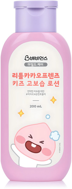 베비언스 리틀카카오프렌즈 키즈 고보습 로션, 200ml, 1개