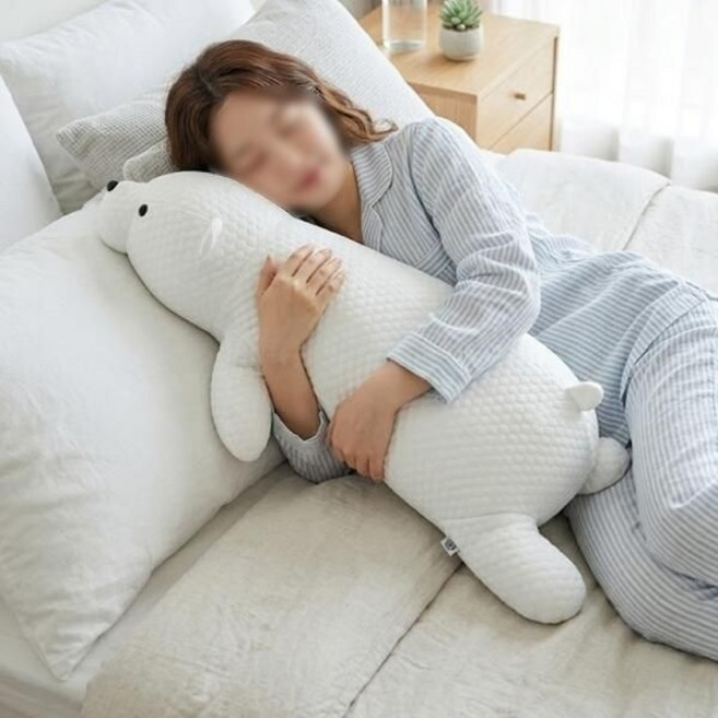 제이라이프 칠링 폴라 베어 쿨 바디 필로우, 칠링-화이트