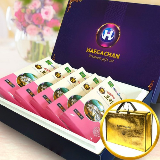 해가찬 찐보리굴비(국내산)15호 5팩 총10미 / 21cm내외 / 내열진공포장 / 10초조리, 1개