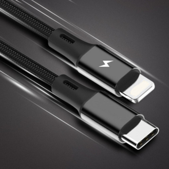 이츠라이프 아이폰 11 프로 맥스 12 13 미니 프로 맥스 에어팟 아이패드 프로 4세대 미니 에어 맥북 호환 USBCTO라이트닝 8핀 PD 고속 충전선 케이블 잇츠, 블랙, 30cm, 1개