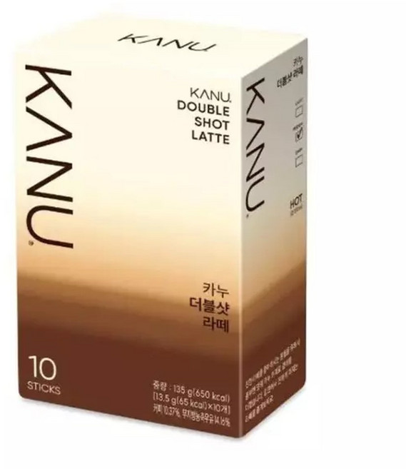 맥심 카누 더블샷라떼 13.5gx10T, 맥심 X0X7V4L4 카누 더블샷라떼 13.5gx10T