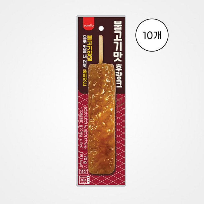 삼립 불고기맛 후랑크, 70g, 10개