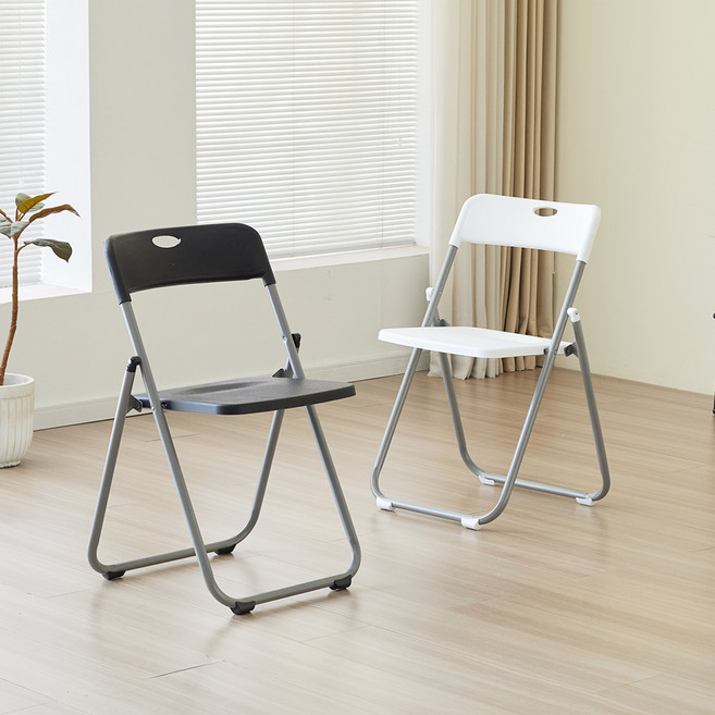 RM디자인 사출 경량 행사용 강당 간이 접는 접이식 의자, 1개, 사출접이식-화이트