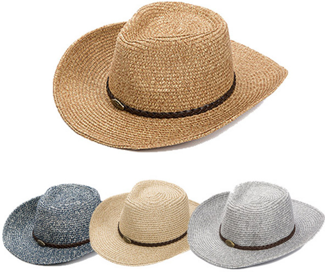 도매짱 남자 벙거지 모자 남성 패션 챙모자 등산 밀짚 사파리