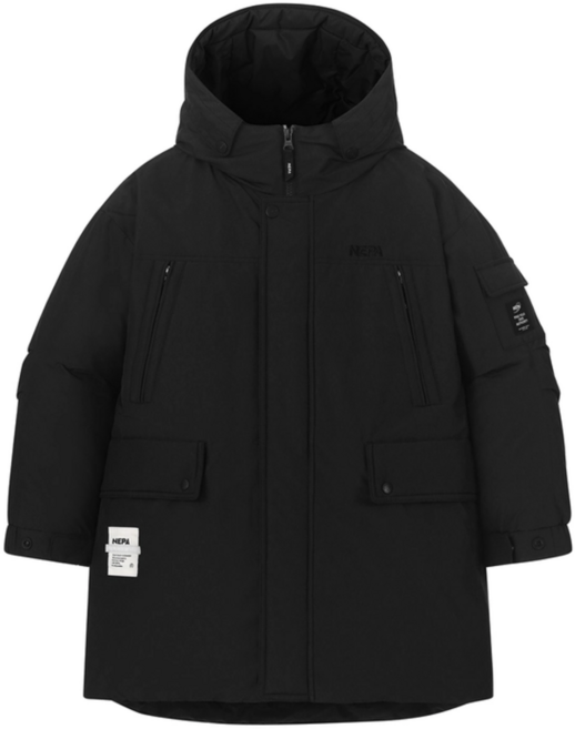 (25년) 네파 키즈 미드 다운 자켓 (블랙)