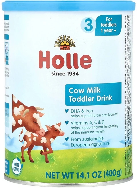 Holle 유아용 드링크 만 1세 이상 400g(14.1oz) Holle (홀레), Holle, 유아용 드링크, 만 1세 이상, 400g( - 쿠팡